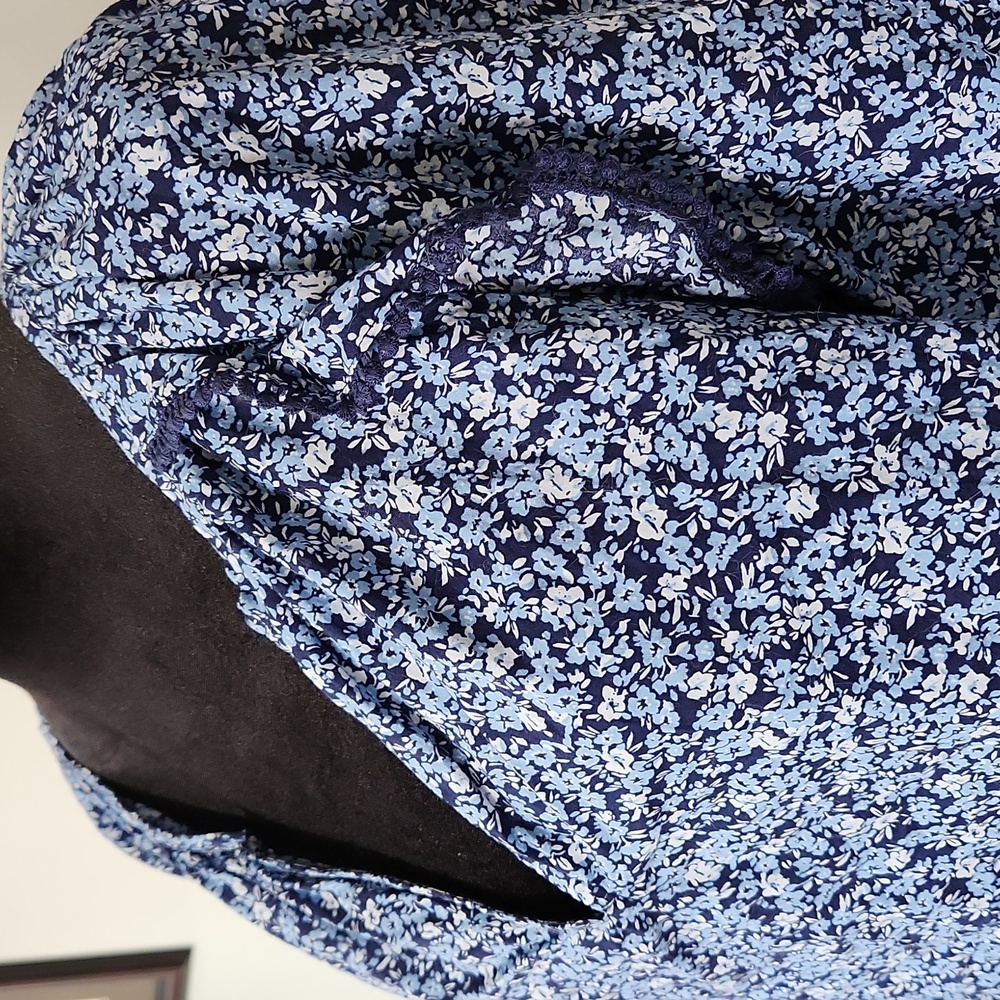 Blue Ruffle Top - J. Crew Factory - Picture 2 of 4
